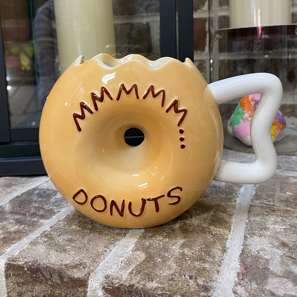 GLAZED CERAMIC DONUT Mug - Picture 5 of 6